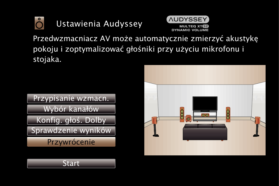 GUI Audyssey A85